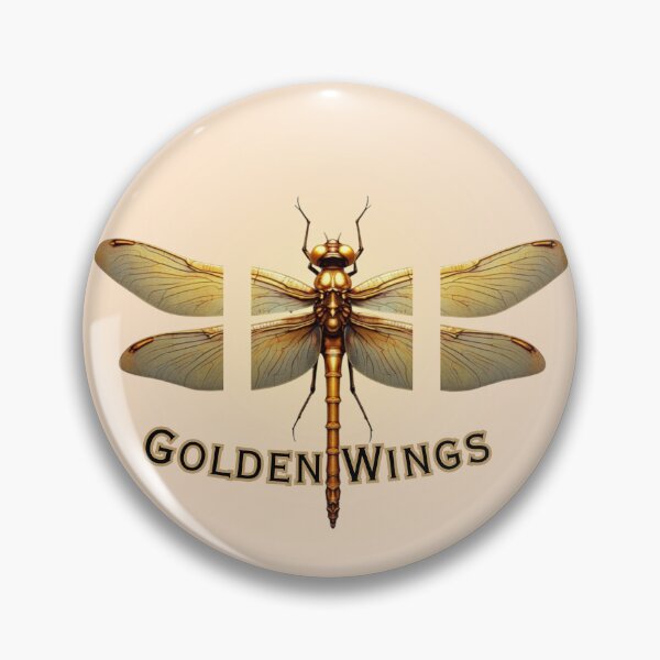 Item preview, Golden Wings: Ethereal Dragonfly Shiny Glow Design  designed and sold by PriyaMagic.