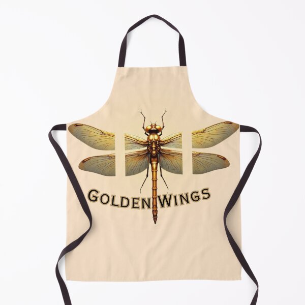 Item preview, Golden Wings: Ethereal Dragonfly Shiny Glow Design  designed and sold by PriyaMagic.