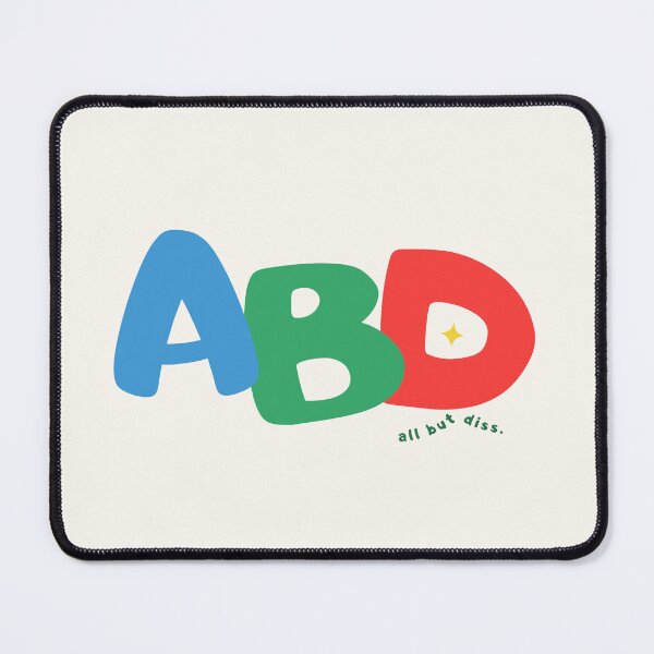 Item preview, ABD All But Dissertation Gift for PhD Grad Students designed and sold by Hard Copy Goods.