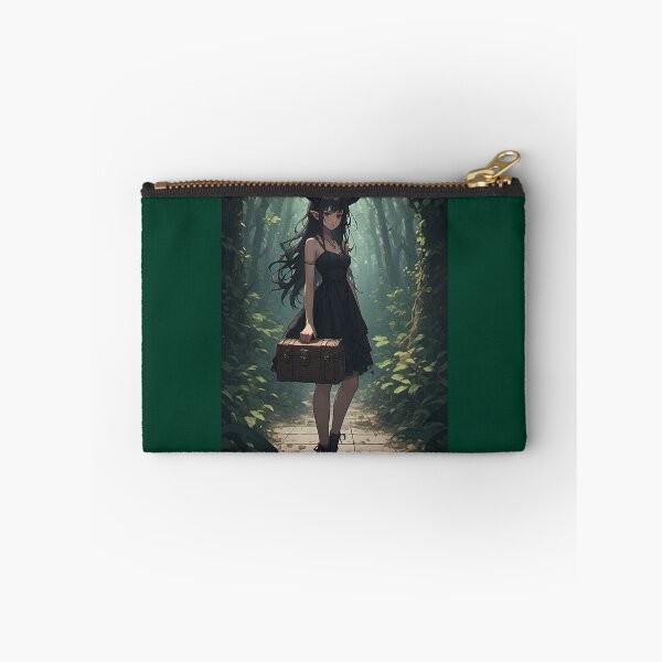 Item preview, Gothic girl holding a chest designed and sold by ArtsJulian.