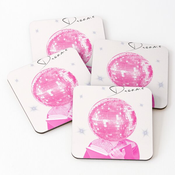 Item preview, Inspirational Disco Design - "Chase your Dreams" Pink Disco Sphere designed and sold by Hipatye26.