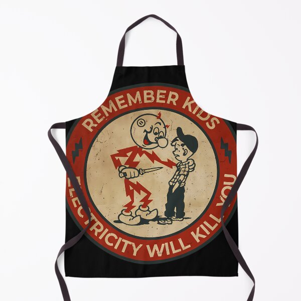 Item preview, Electricity Will Kill You Kids Vintage designed and sold by Benlilyarts.