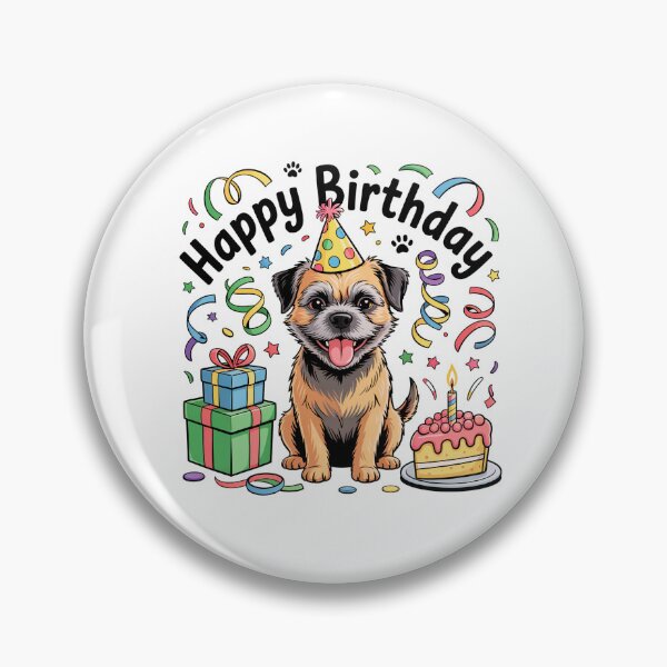 Item preview, Border Terrier Birthday designed and sold by TheAnimalZ00.