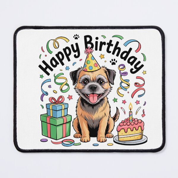 Item preview, Border Terrier Birthday designed and sold by TheAnimalZ00.