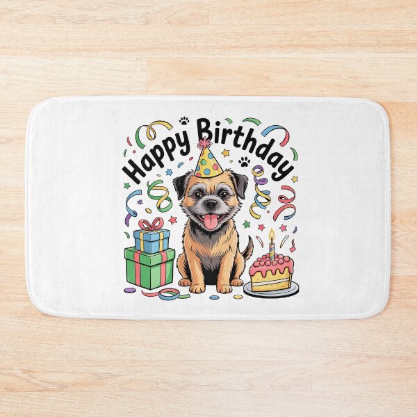 Item preview, Border Terrier Birthday designed and sold by TheAnimalZ00.