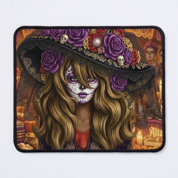 Item preview, Purple Rose Catrina: Day of the Dead Elegance designed and sold by KabronX.