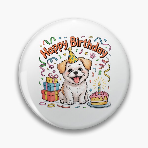Item preview, Bolognese Dog Birthday designed and sold by TheAnimalZ00.
