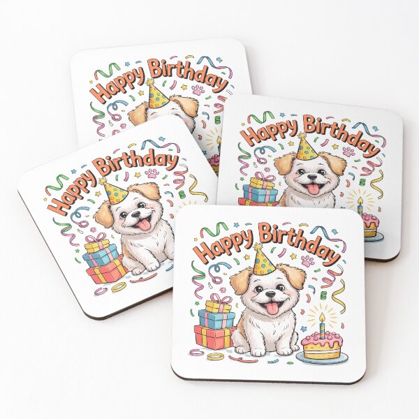 Item preview, Bolognese Dog Birthday designed and sold by TheAnimalZ00.