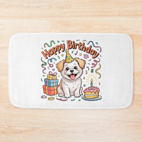 Item preview, Bolognese Dog Birthday designed and sold by TheAnimalZ00.