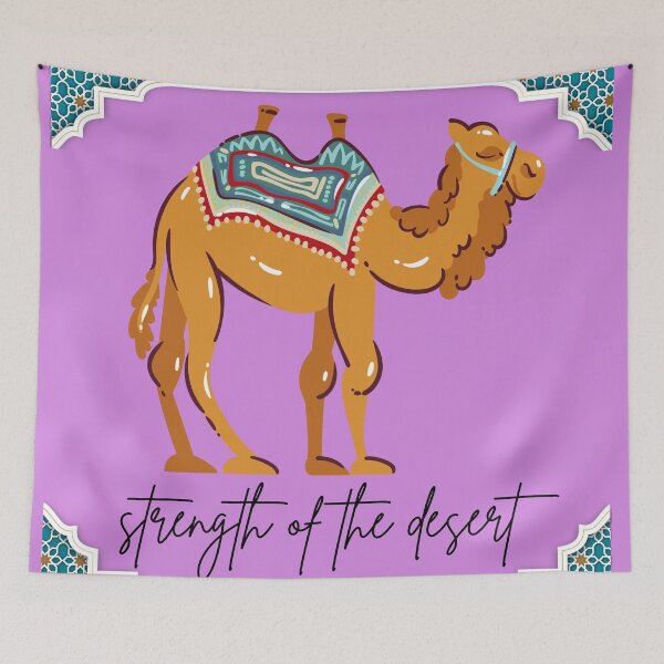 Item preview, Moroccan Desert Strength - Traditional Camel & Zellij Pattern Hoodie designed and sold by PROTONEDL.
