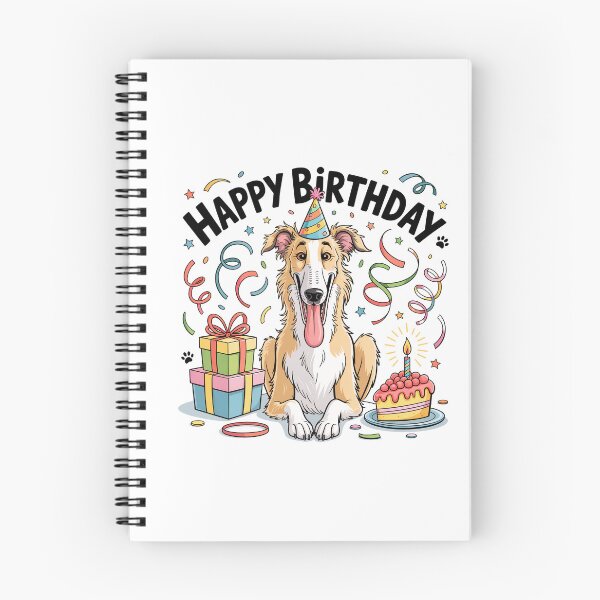 Item preview, Borzoi Birthday designed and sold by TheAnimalZ00.
