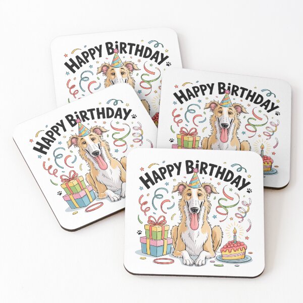 Item preview, Borzoi Birthday designed and sold by TheAnimalZ00.