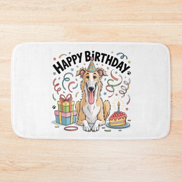 Item preview, Borzoi Birthday designed and sold by TheAnimalZ00.