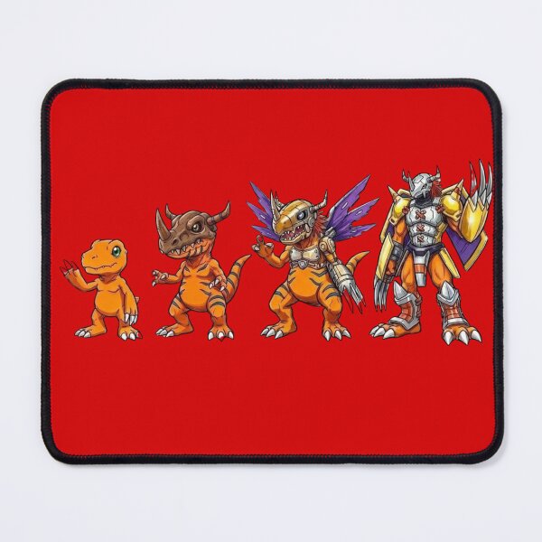 Item preview, Orange Digital Warrior Evolution - Retro Monster Art designed and sold by ChaosModeArt.