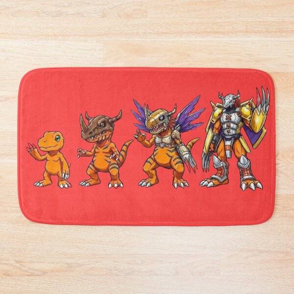 Item preview, Orange Digital Warrior Evolution - Retro Monster Art designed and sold by ChaosModeArt.