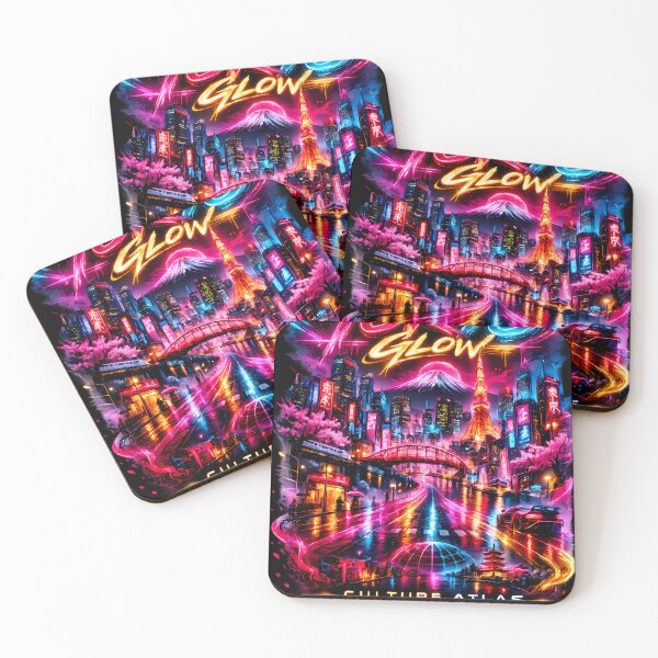 Item preview, Copy of Tokyo Glow – Premium Neon Cyberpunk Streetwear designed and sold by Culture Atlas .