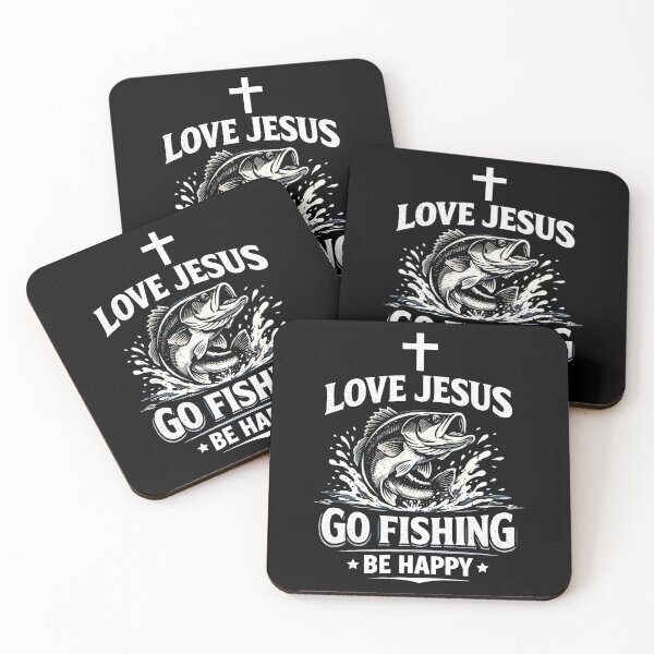 Item preview, Love Jesus Go Fishing Be Happy  designed and sold by JODYSMORGAN.