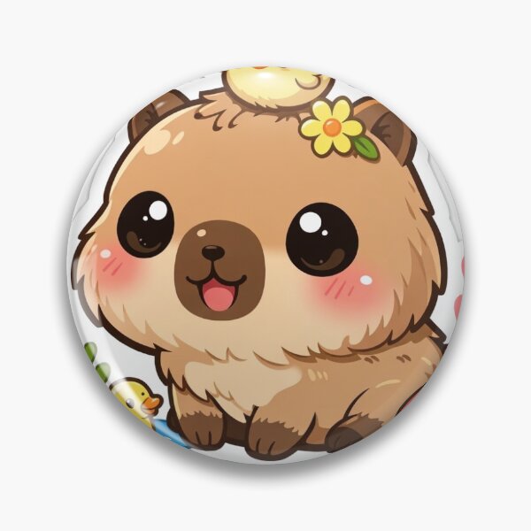 Item preview, Chibi Capybara designed and sold by PastelSipShop.