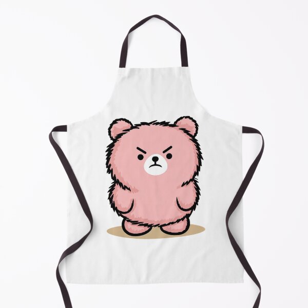 Item preview, Angry Cute Pink Teddy Bear designed and sold by Nohrae.