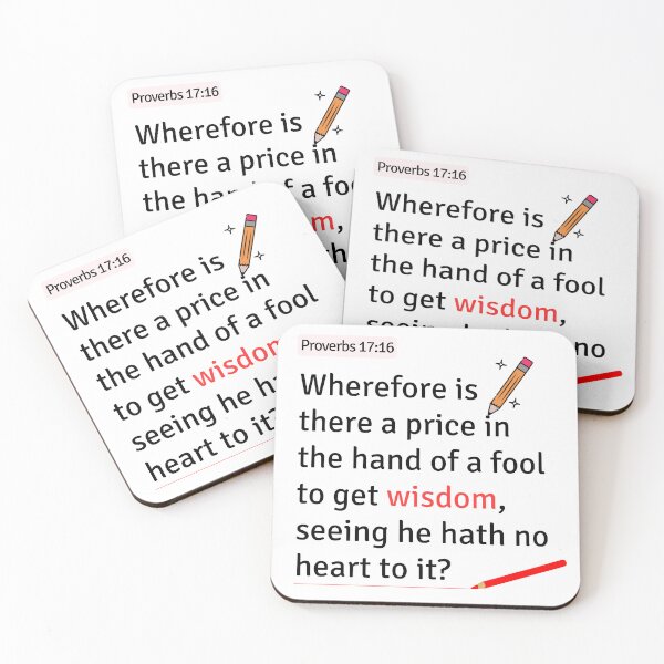 Item preview, Proverbs 17:16 designed and sold by Undonemadenew.