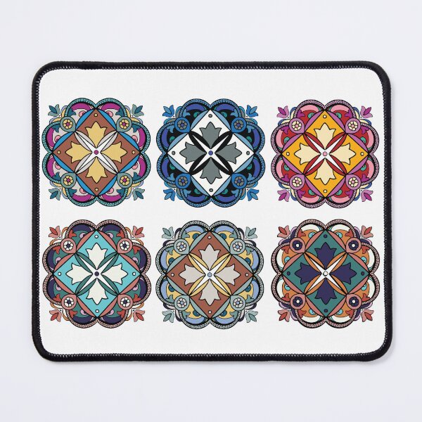 Item preview, Moroccan Zellige Tile Pattern – Mediterranean Geometric Ornament designed and sold by Mrsmauve.