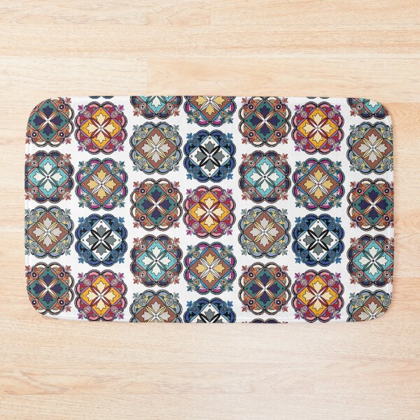Item preview, Moroccan Zellige Tile Pattern – Mediterranean Geometric Ornament designed and sold by Mrsmauve.