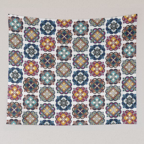 Item preview, Moroccan Zellige Tile Pattern – Mediterranean Geometric Ornament designed and sold by Mrsmauve.