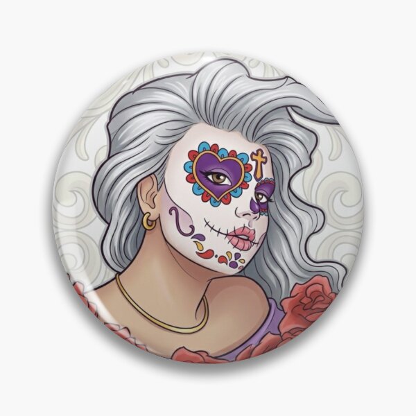 Item preview, Silver Heart Catrina: Day of the Dead Romance designed and sold by KabronX.