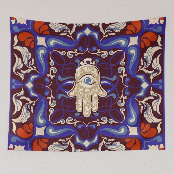 Item preview, Moroccan Hamsa Heritage - Traditional Arabesque Pattern Bag designed and sold by PROTONEDL.