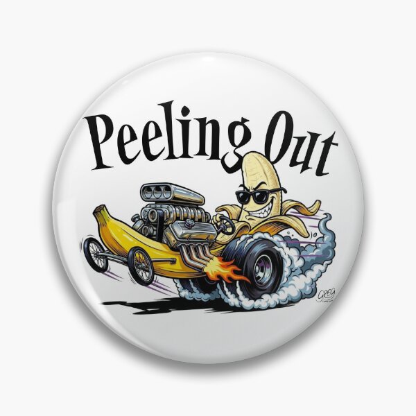 Item preview, Peeling Out – Wild Banana Hot Rod designed and sold by Automotive Art by Greg.