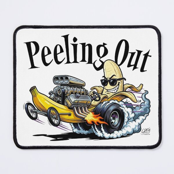 Item preview, Peeling Out – Wild Banana Hot Rod designed and sold by Automotive Art by Greg.