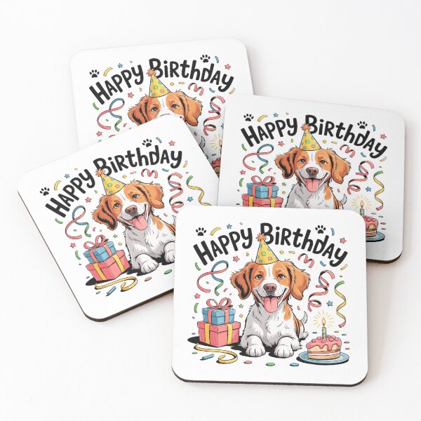 Item preview, Brittany Spaniel Birthday designed and sold by TheAnimalZ00.