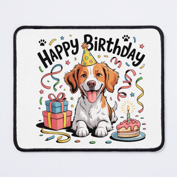 Item preview, Brittany Spaniel Birthday designed and sold by TheAnimalZ00.