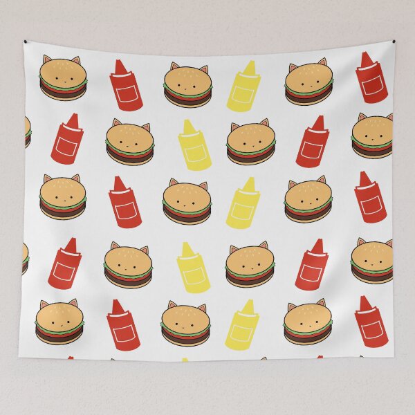 Item preview, hamburger cat designed and sold by noasobi.