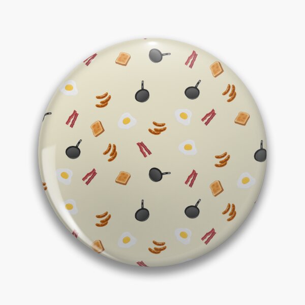 Item preview, Breakfast Eggs Sausage Bacon Pan Food Stickers Prints Posters Wall Art Magnet Home Coffee Cup Decoration TShirt Stationary Notebook Magnet Hat Kitchen Work School Office Redbubble Shop designed and sold by Saritas Boutique Shop.