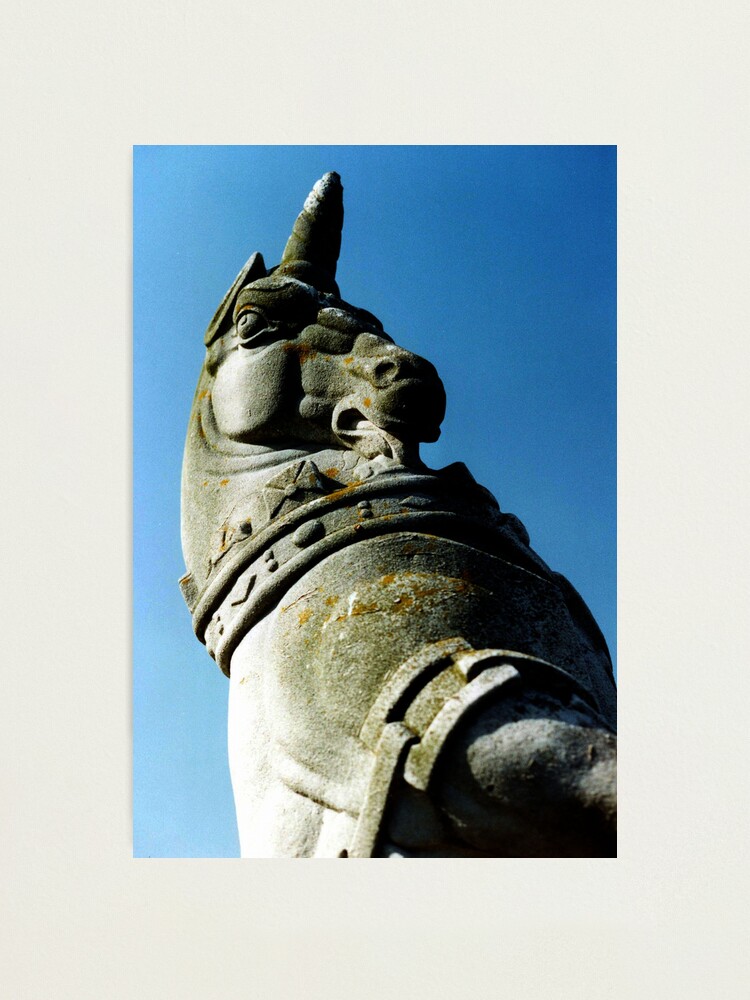 Alternate view of Unicorn at Kew Photographic Print