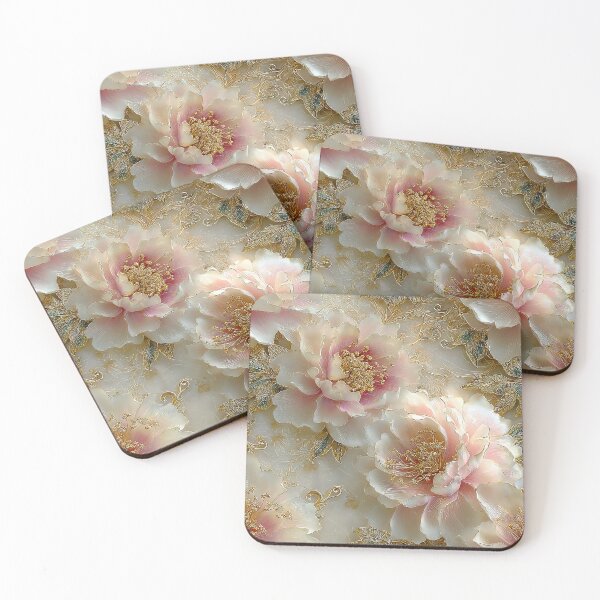 Item preview, Delicate Blush Pink and White Peony designed and sold by WatercolorLane.