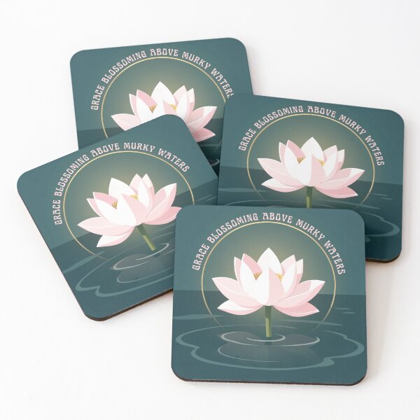 Item preview, Grace Blossoming Above Murky Waters Lotus designed and sold by EmpoweredEchoesSpirit.