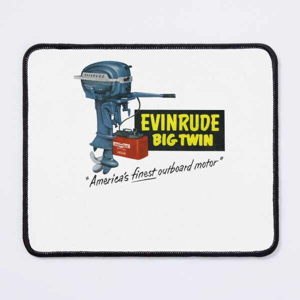 Item preview, 1950s Evinrudee Americas Finestt Outboardd Motor designed and sold by Yousif Ahmed.