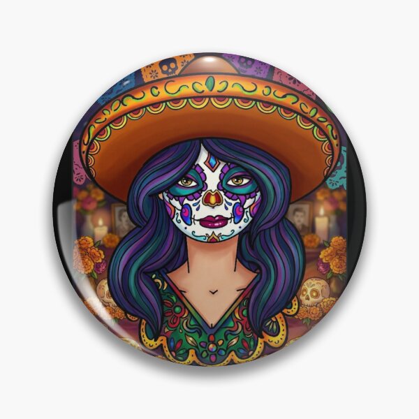 Item preview, Sombrero Catrina: Colorful Day of the Dead Celebration designed and sold by KabronX.