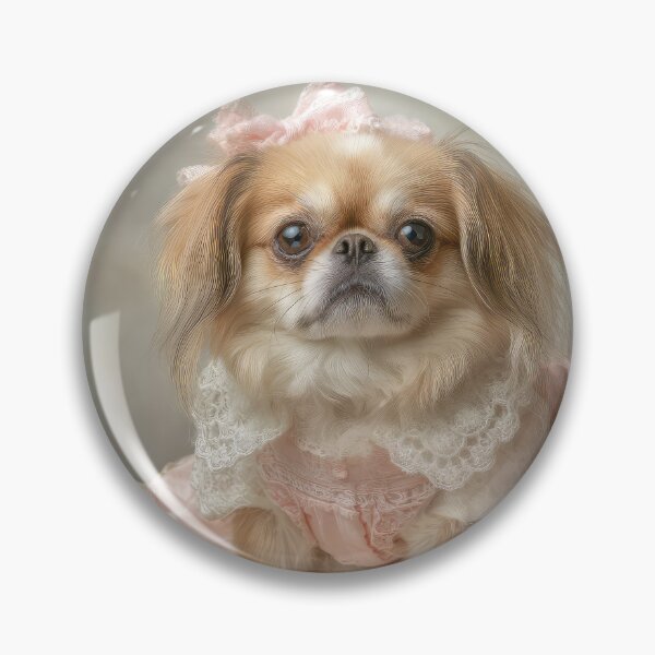 Item preview, Pekingese in Pink Dress designed and sold by Elisabeth Lucas.