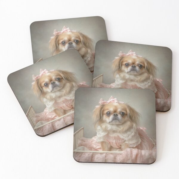 Item preview, Pekingese in Pink Dress designed and sold by Elisabeth Lucas.