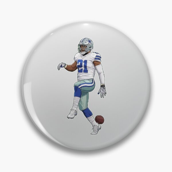 Item preview, Ezekiel Elliott #21 In Action designed and sold by EndZoneEmporium.