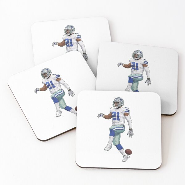 Item preview, Ezekiel Elliott #21 In Action designed and sold by EndZoneEmporium.