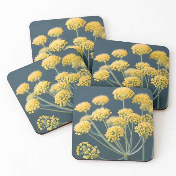 Item preview, Dill Flower Macro – Yellow Dill Blossom Botanical Art designed and sold by Mindrender.