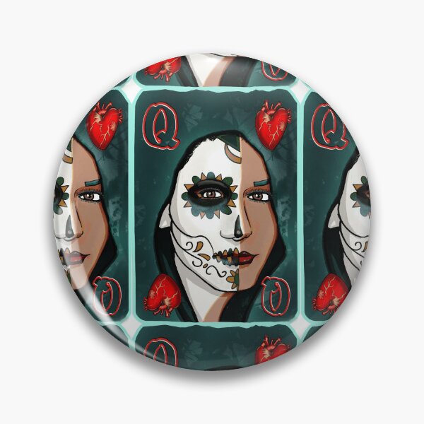 Item preview, Catrina’s Queen of corazones designed and sold by KabronX.