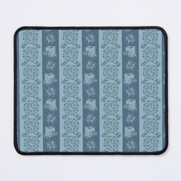 Item preview, Floral Travel Snapshots Striped Dark & Light Teal designed and sold by Digitalmyth's Designs.