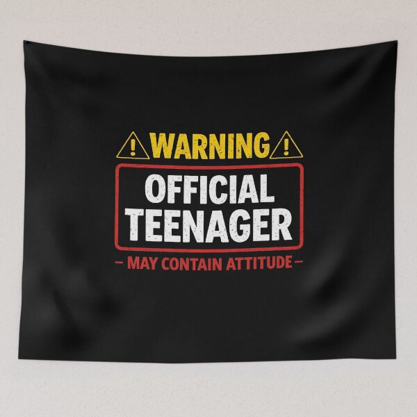 Item preview, Warning Official teenager May contain attitude designed and sold by JODYSMORGAN.