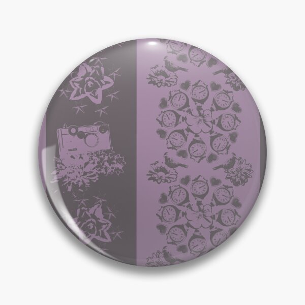Item preview, Floral Travel Snapshots Striped Brown & Mauve designed and sold by Digitalmyth's Designs.