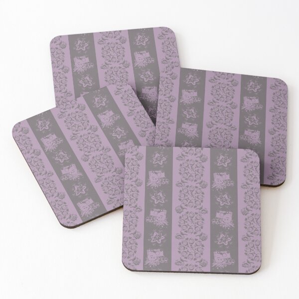 Item preview, Floral Travel Snapshots Striped Brown & Mauve designed and sold by Digitalmyth's Designs.